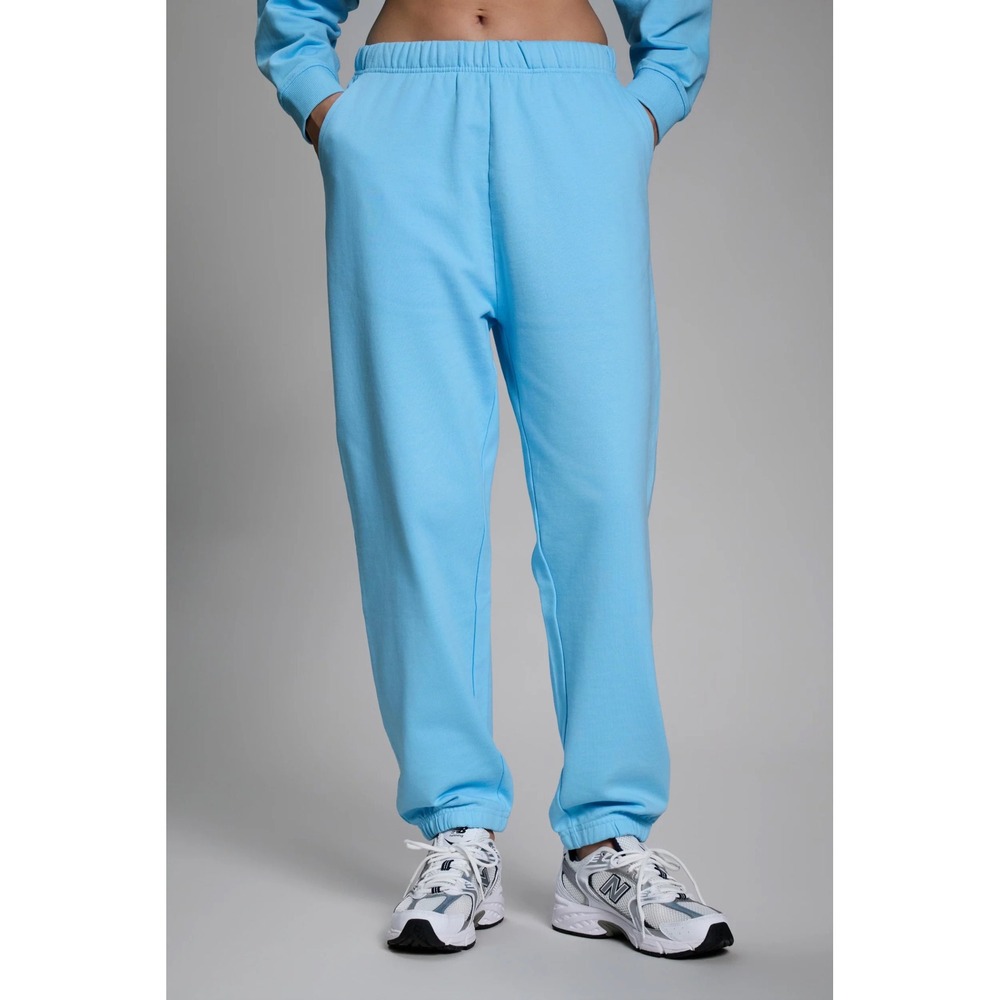 Year of Ours YOS X FFF Joggers Sky Blue High Waist Sweatpants Size M/L NWT